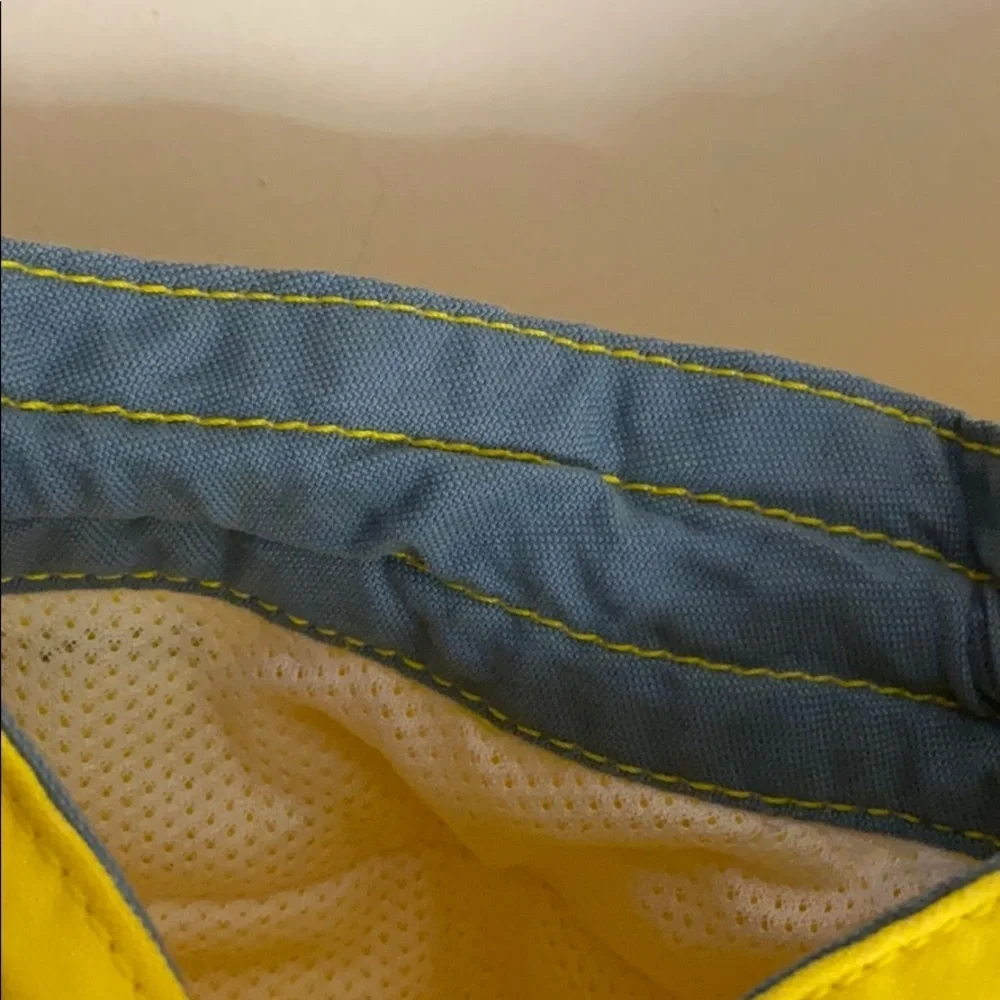 The north face men’s yellow swimming trunks
